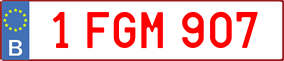 Truck License Plate